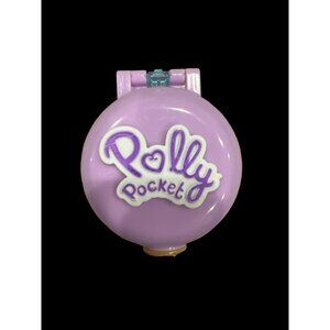 Mini Polly Pocket Purple Compact 2019, Snow‎ Cabin, No Figure, Mini Toys